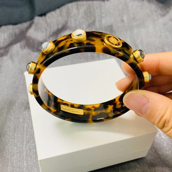 Tory Burch bracelet T series simple commuting big-budget resin bracelet - Picture 6 of 12